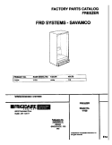 COVER Diagram and Parts List for VV204  Frigidaire Freezer
