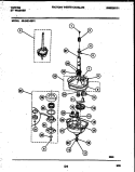 TRANSMISSION PARTS Diagram and Parts List for 46-2451-00-01  Tappan Washer