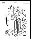 DOOR PARTS Diagram and Parts List for FRT24XHAY1  Frigidaire Refrigerator