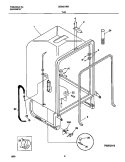 TUB Diagram and Parts List for GDB421RHR1  Gibson Dishwasher