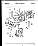 CABINET AND COMPONENT PARTS Diagram and Parts List for MLXG42RBD0  Kelvinator Washer Dryer Combo
