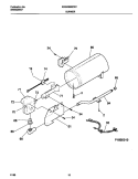 P12B0010 BURNER, VALVE Diagram and Parts List for KDG336REW1  Kelvinator Dryer