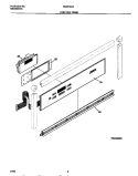 CONTROL PANEL Diagram and Parts List for FEB374CCBD  Frigidaire Wall Oven