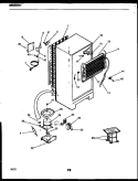 SYSTEM AND AUTOMATIC DEFROST PARTS Diagram and Parts List for TPK180JN2D  Kelvinator Refrigerator