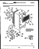 SYSTEM AND AUTOMATIC DEFROST PARTS Diagram and Parts List for 95-1787-00-05  Tappan Refrigerator