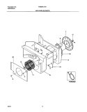AIR HANDLING PARTS Diagram and Parts List for FAB067L7B1  Frigidaire Air Conditioner