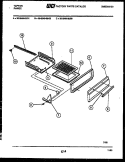BROILER DRAWER PARTS Diagram and Parts List for 30-3349-23-01  Tappan Range