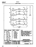 WIRING DIAGRAM Diagram and Parts List for TEC6X3XCW3  Tappan Cooktop