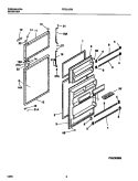 Part Location Diagram of 5303212482 Frigidaire PANEL-INNER DOOR