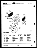 ELECTRICAL PARTS Diagram and Parts List for MH205F1QA  Kelvinator Air Conditioner