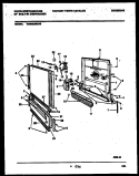 DOOR PARTS Diagram and Parts List for WDB222RBR0  Frigidaire Dishwasher