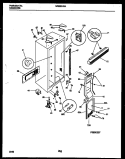 CABINET PARTS Diagram and Parts List for MRS20HRAWO  Frigidaire Refrigerator