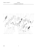 RECOMMENDED SPARE PARTS Diagram and Parts List for FAS256N2A  Frigidaire Air Conditioner