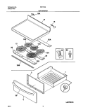 Part Location Diagram of 316251912 Frigidaire MAIN TOP Assembly