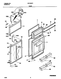 DOORS Diagram and Parts List for GRT18QNHD1  Gibson Refrigerator
