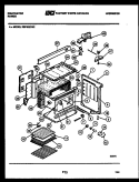 BODY PARTS Diagram and Parts List for REP302CW2  Kelvinator Range