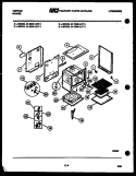BODY PARTS Diagram and Parts List for 31-3348-00-04  Tappan Range