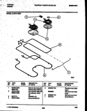 BROILER PARTS Diagram and Parts List for 73-3751-66-01  Tappan Range