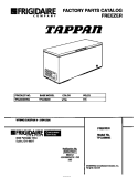 COVER Diagram and Parts List for TFC23M6EW0  Tappan Freezer