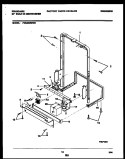 POWER DRY AND MOTOR PARTS Diagram and Parts List for FDB200RBW0  Frigidaire Dishwasher