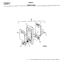CONTROL PANEL Diagram and Parts List for TMS062E1S0  Tappan Microwave