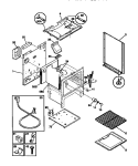BODY Diagram and Parts List for TGF332BCWA  Tappan Range