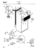 SYSTEM Diagram and Parts List for MRT15CSEZD  Frigidaire Refrigerator