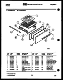 BROILER DRAWER PARTS Diagram and Parts List for CGD2M4WSTC  Gibson Range