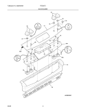 Part Location Diagram of 318235146 Frigidaire PANEL