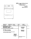 COVER Diagram and Parts List for FEF336ASG  Frigidaire Range
