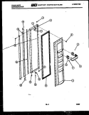 FREEZER DOOR PARTS Diagram and Parts List for FPCI19VMA3  Frigidaire Refrigerator
