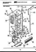CABINET PARTS Diagram and Parts List for RS249MCD1  Frigidaire Refrigerator