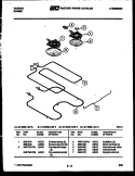 BROILER PARTS Diagram and Parts List for 31-3648-00-04  Tappan Range