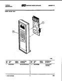 Part Location Diagram of 5303922139 Frigidaire PANEL-CONTROL Assembly