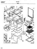 BODY Diagram and Parts List for GEF350SBWA  Gibson Range