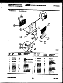 ELECTRICAL PARTS Diagram and Parts List for AC083L1A1  Frigidaire Air Conditioner