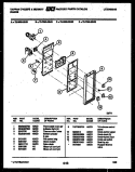 CONTROL PANEL Diagram and Parts List for 72-3989-00-01  Tappan Range