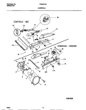 CONTROLS Diagram and Parts List for FRS20PRCW1  Frigidaire Refrigerator