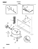 SYSTEM Diagram and Parts List for GFC07M3AD1  Gibson Freezer