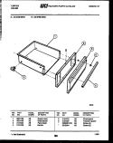 Part Location Diagram of 3051163 Frigidaire Rear Drawer Glide