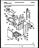 CABINET PARTS Diagram and Parts List for EL27M6WAFB  Gibson Washer Dryer Combo