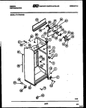 CABINET PARTS Diagram and Parts List for RT17F6WV3D  Gibson Refrigerator