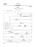 WIRING SCHEMATIC Diagram and Parts List for FRT21FD3AT2  Frigidaire Refrigerator