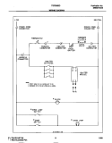 WIRING DIAGRAM Diagram and Parts List for TGF335BCWB  Tappan Range