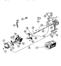 MOTOR, PUMP ASSEMBLY Diagram and Parts List for WF2000DW1  Frigidaire Washer