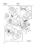 CONTROLS Diagram and Parts List for PLRS237ZAB1  Frigidaire Refrigerator