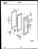 Part Location Diagram of 215717304 Frigidaire BIN-DOOR