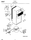 COOLING SYSTEM Diagram and Parts List for FRT18NNCW0  Frigidaire Refrigerator