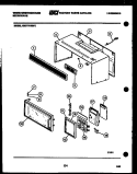 CONTROL PANEL Diagram and Parts List for KB443GDM2  Frigidaire Wall Oven