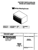 COVER Diagram and Parts List for WAC052G7A3  Frigidaire Air Conditioner